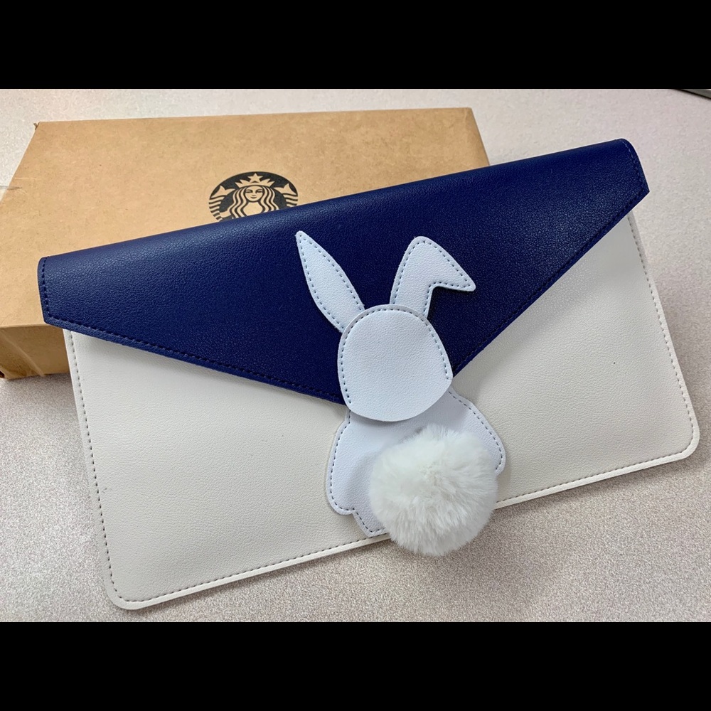 Limited edition Starbucks bunny clutch